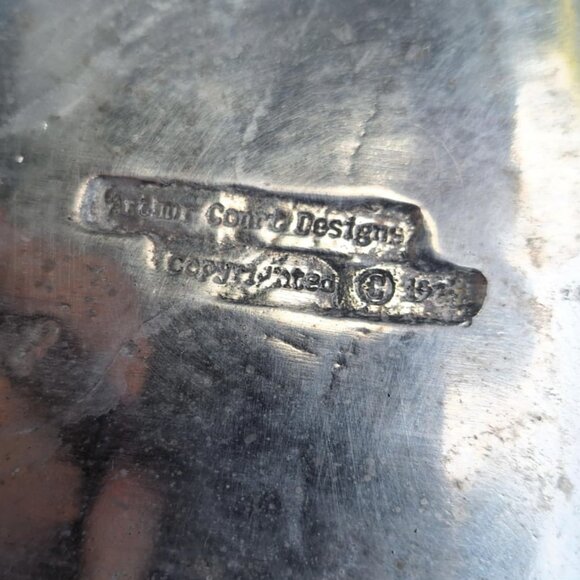 Stunning Vintage Arthur Court Sculpted Cast Aluminum Turkey Serving Platter - Picture 10 of 10